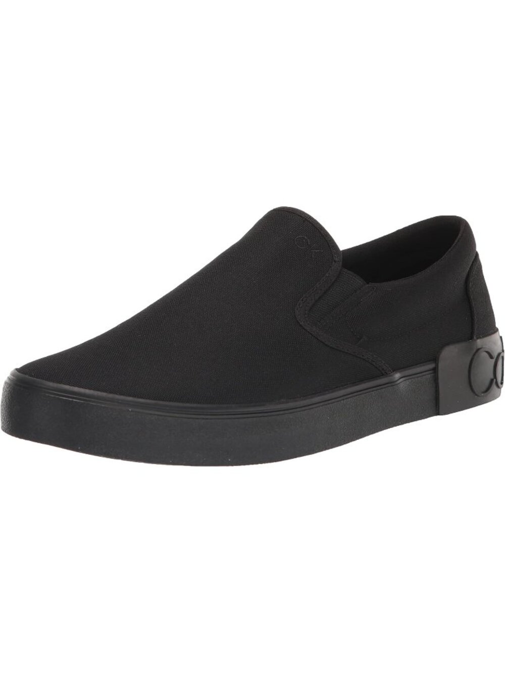 Calvin Klein Men's Black 1 Closed Toe Imported Synthetic Slip On Ryor Sneakers